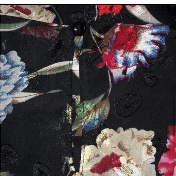 Foxiedox anthropologie floral long sleeve alva dress small - Picture 7 of 7